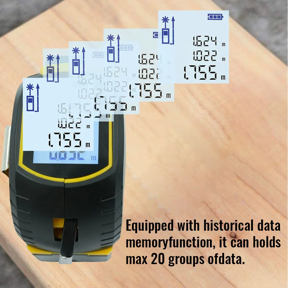 Digital Tape Measure 5M Laser - 2026 New Laser Tape Measure 3