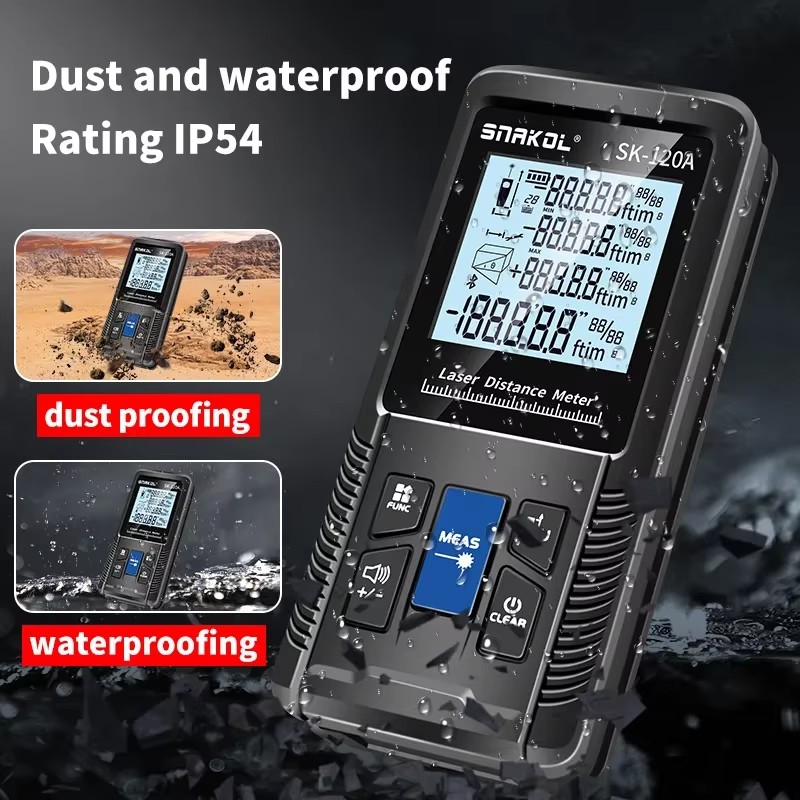Laser Distance Meter 2 In 1 Tape - SNAKOL 3-in-1 High Precision Laser Rangefinder