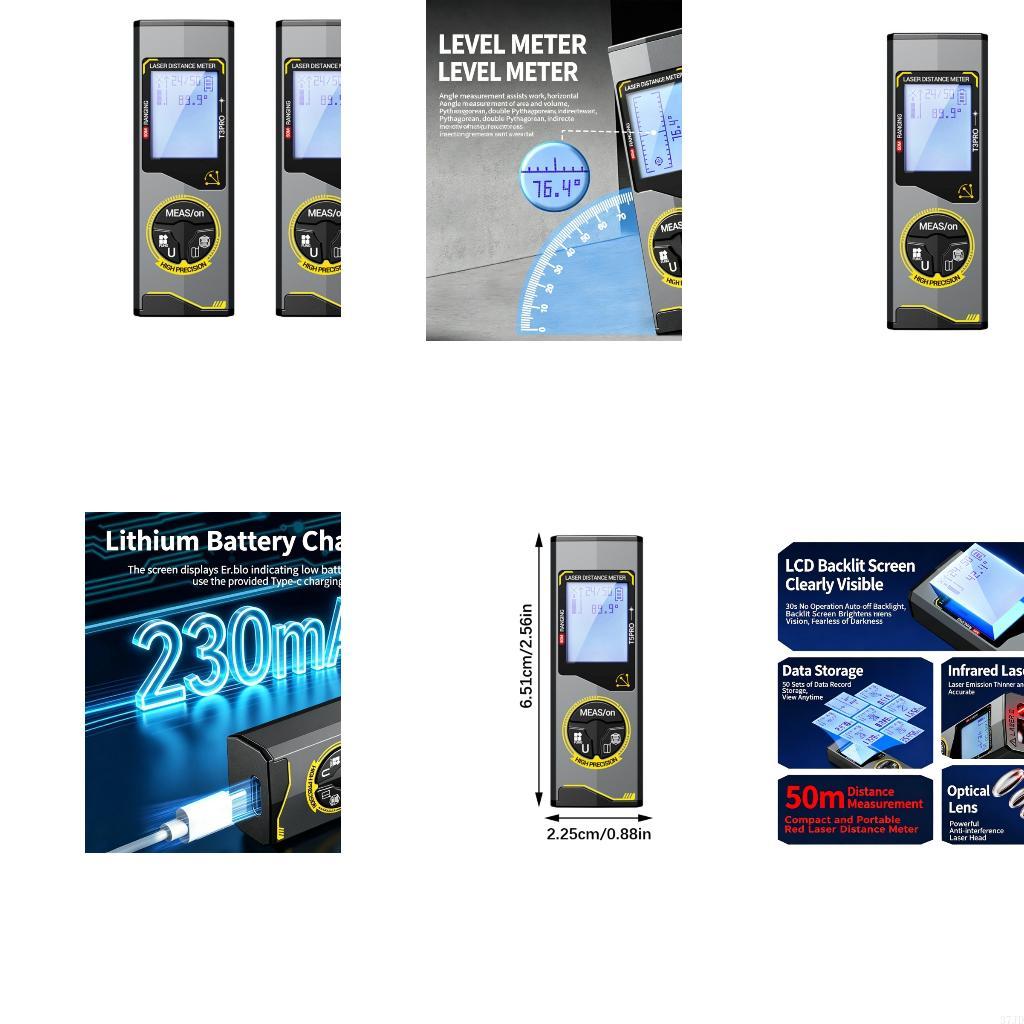 Laser Measure Area Volume Calculator - Máy đo khoảng cách với 50