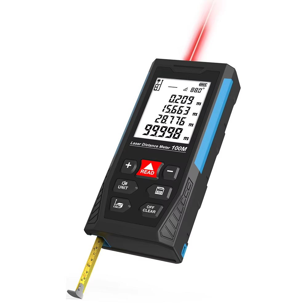 Laser Distance Meter 2 In 1 Tape - Digital Rangfinder 2 in 1 Laser