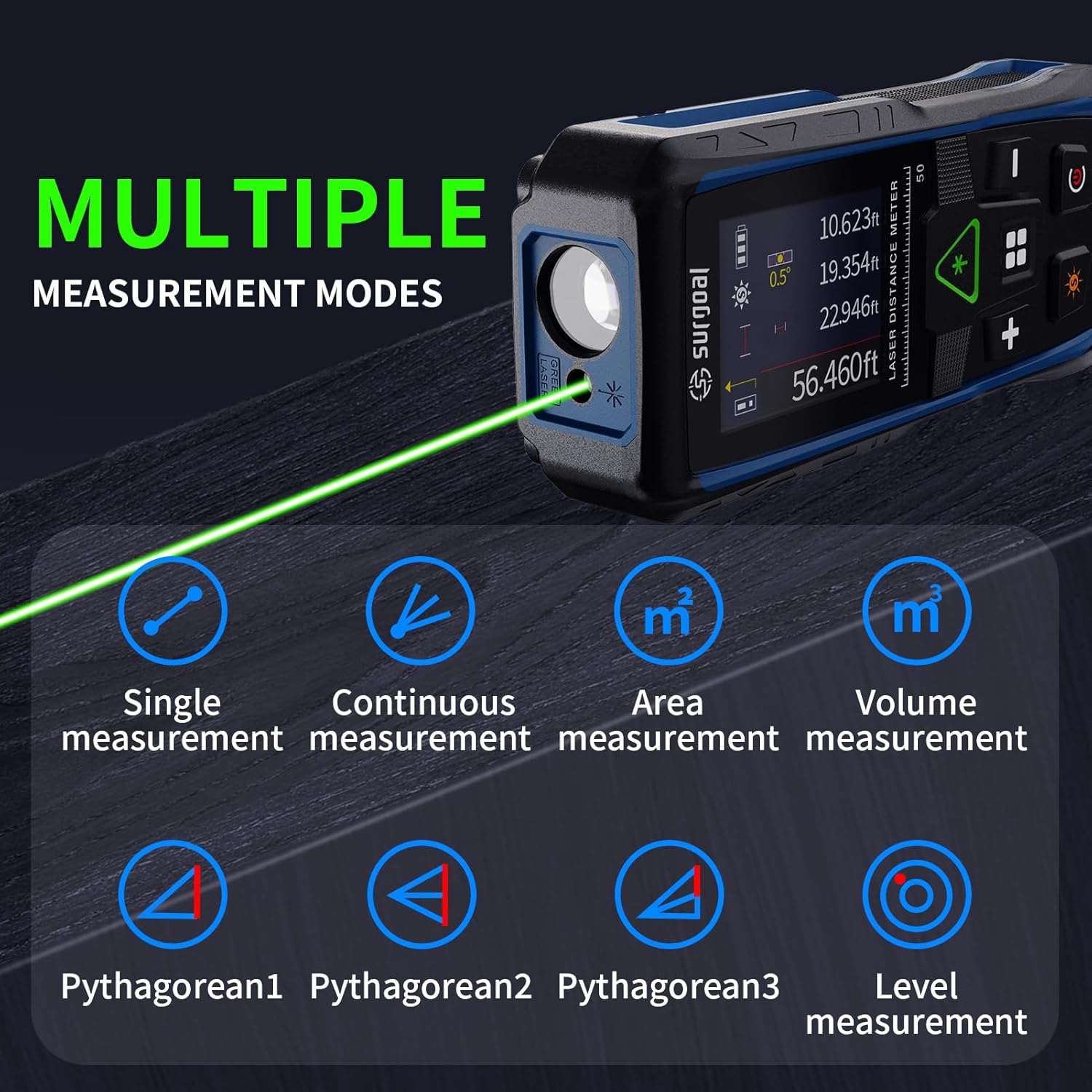 100m Green Laser Rangefinders  - đánh giá và giá Laser Distance Meter 100M