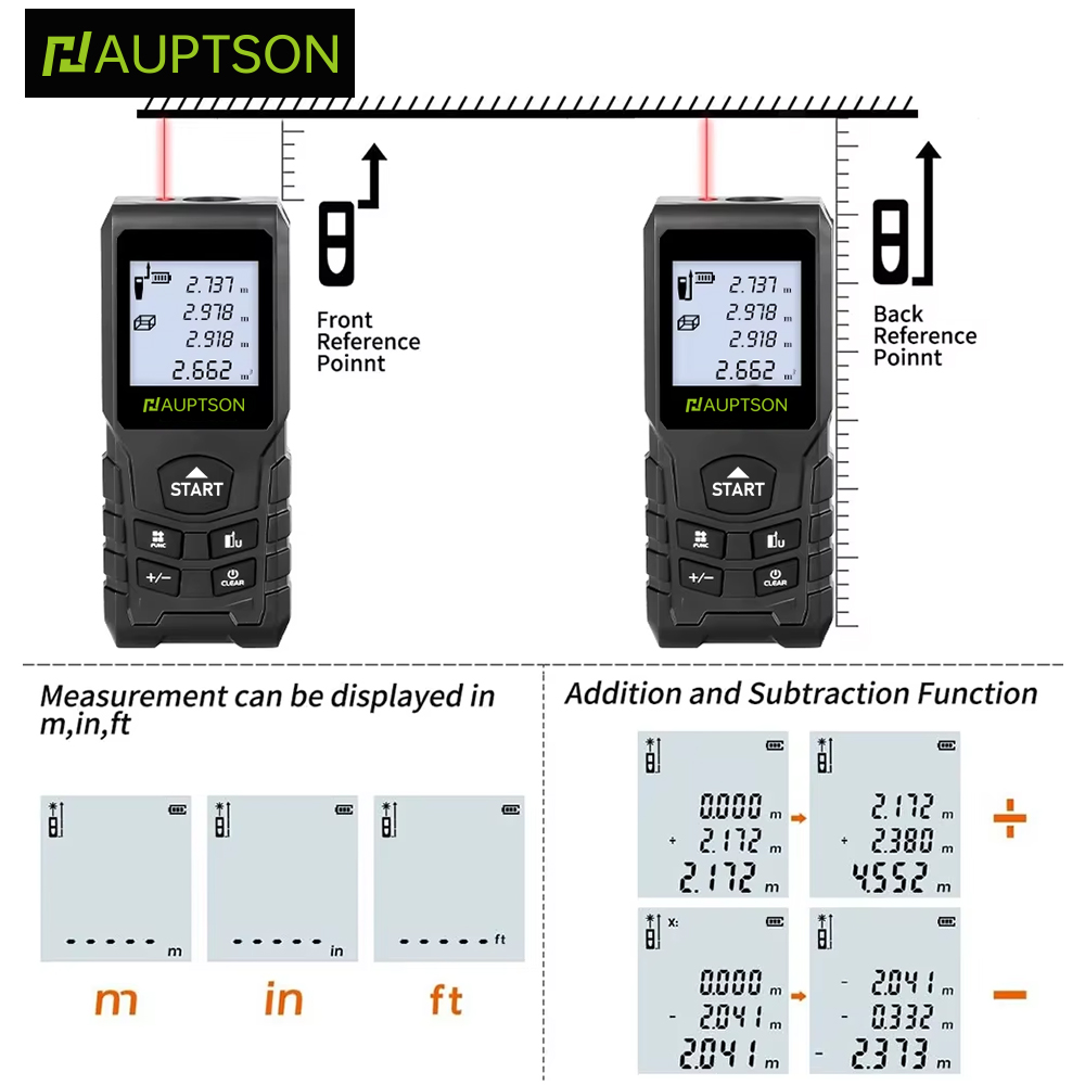 HAUPTSON 70/100M Laser Rangefi - đánh giá và giá Laser Distance Meter 100M