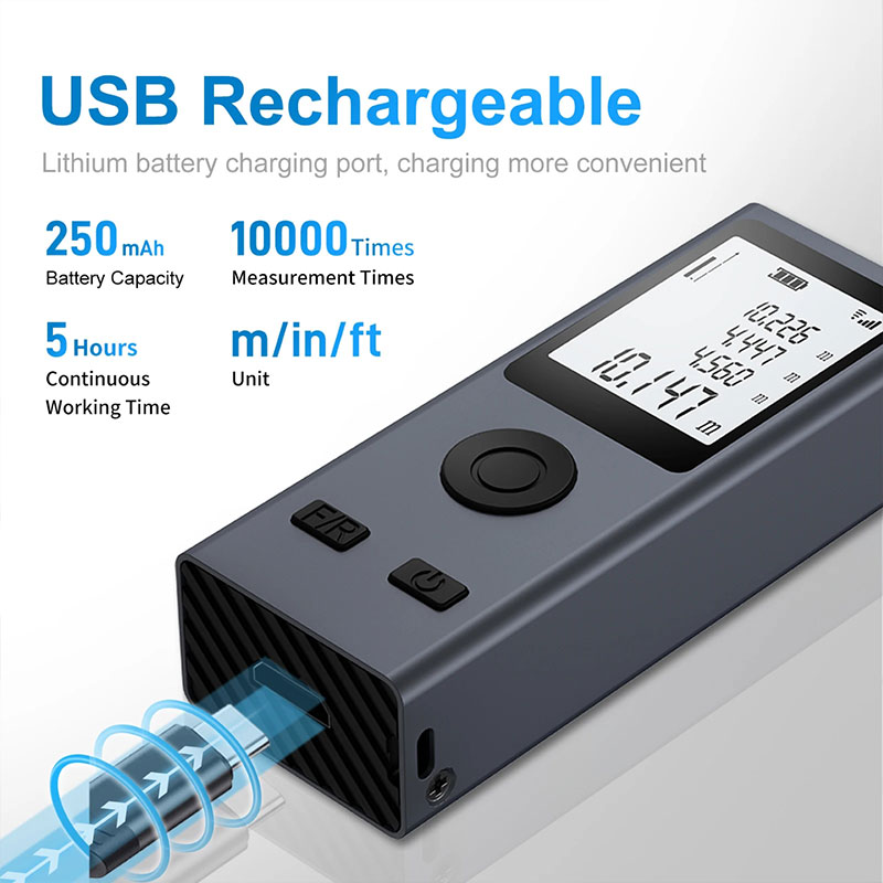 Mini Laser Rangefinder Digital - đánh giá và giá Laser Distance Meter 100M