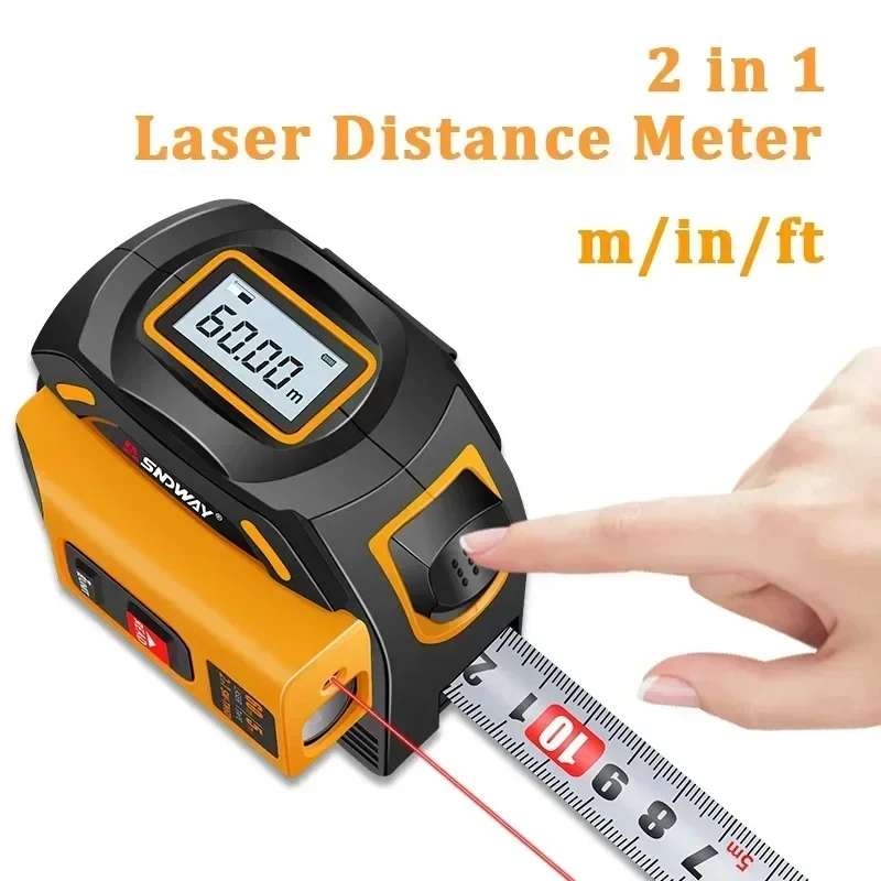 NOYAFA Laser Distance Meter 2  - đánh giá và giá Laser Distance Meter 2 In 1 Tape