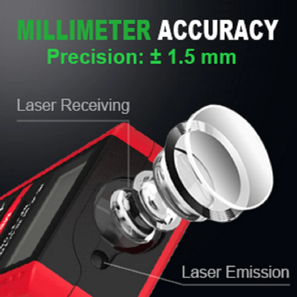 Noyafa NF-271 Đo Khoảng Cách 4 - đánh giá và giá Laser Distance Meter 100M