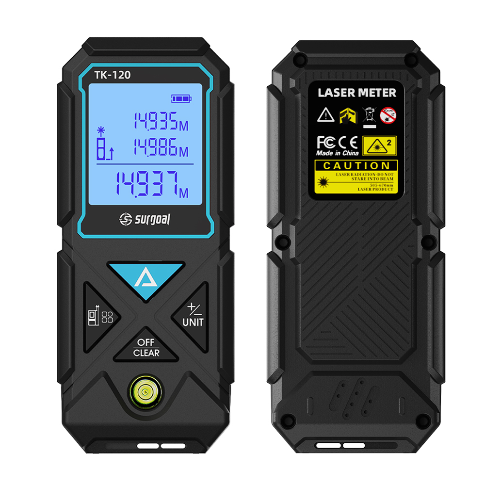 Type-C Rechargeable Bubble Lev - đánh giá và giá Laser Distance Meter With Bubble Level
