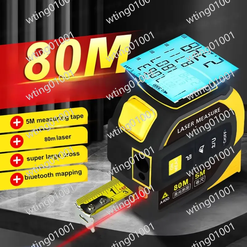 5 in 1 Laser Rangefinder with  - đánh giá và giá Laser Measure 40M Bluetooth