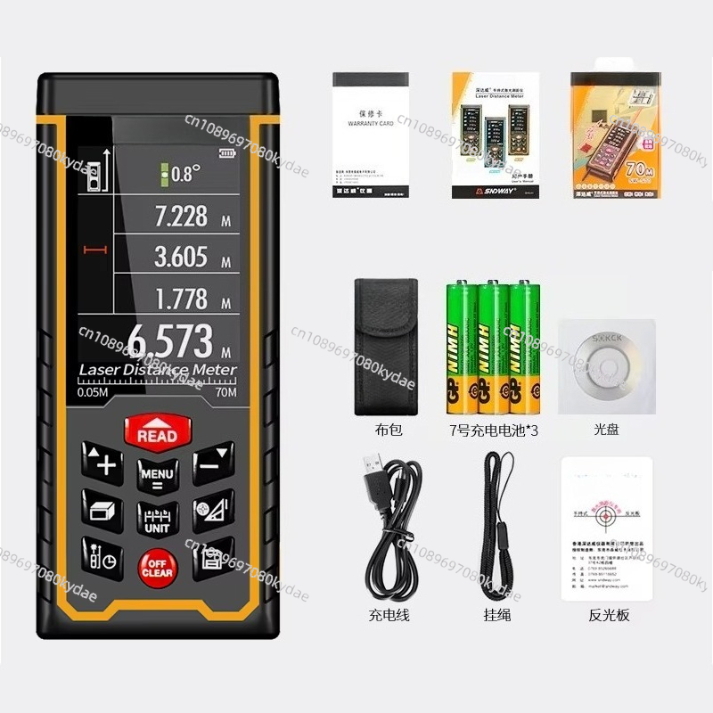 M/ft/in/ft+in Range 120 Meters - đánh giá và giá Laser Distance Meter With Bubble Level