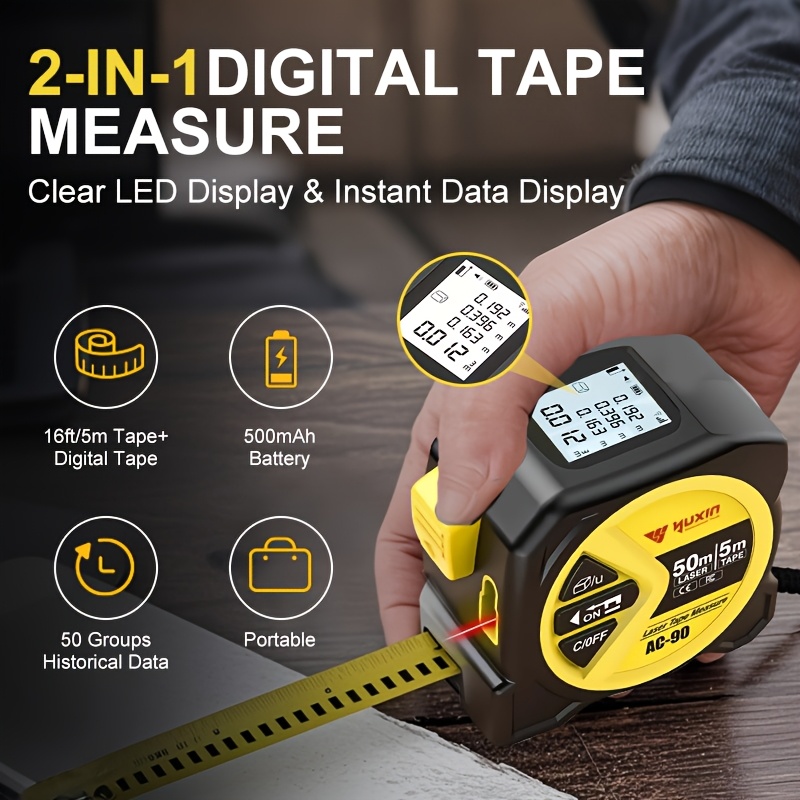 Laser Tape Measure，High-Precis - đánh giá và giá Digital Tape Measure 5M Laser