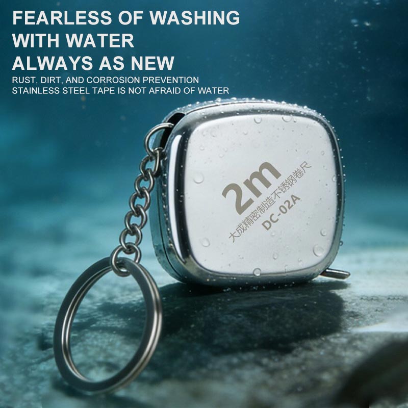 New 5pcs 2m Stainless Steel Ta - đánh giá và giá Mini Laser Measure Keychain