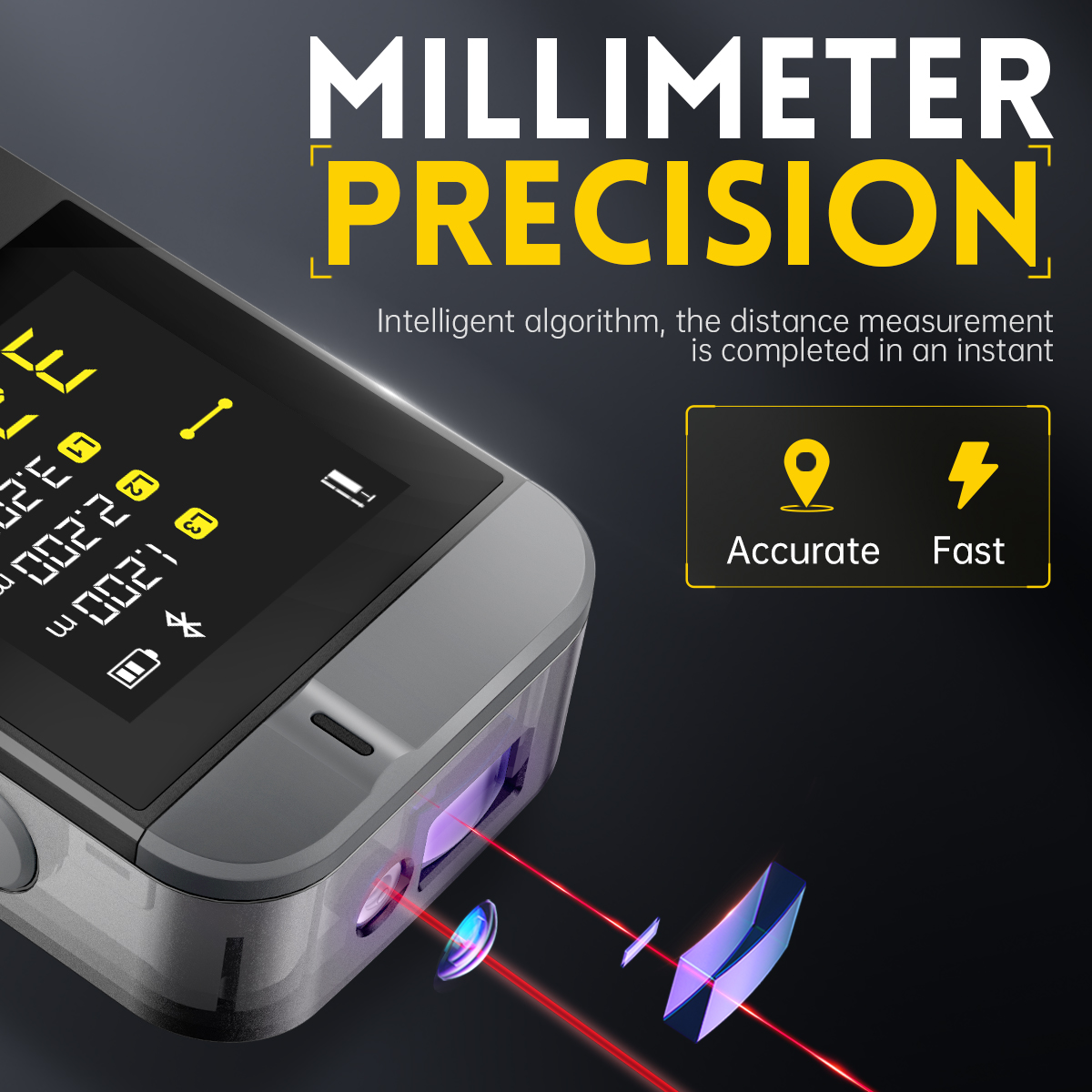 FNIRSI IR40 Laser Rangefinder  - đánh giá và giá Laser Measure 40M Bluetooth