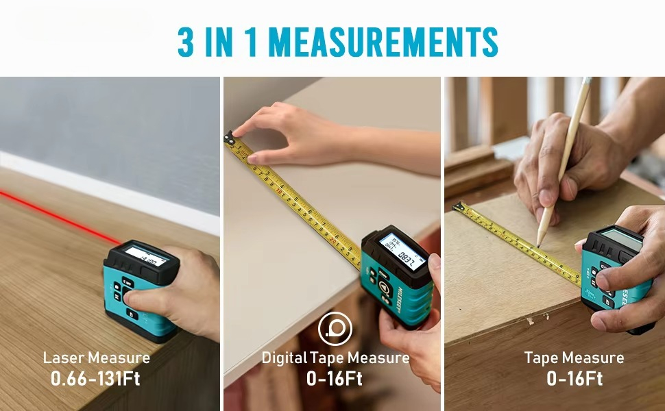 Laser Digital Tape Measures Wh - đánh giá và giá Digital Tape Measure 5M Laser