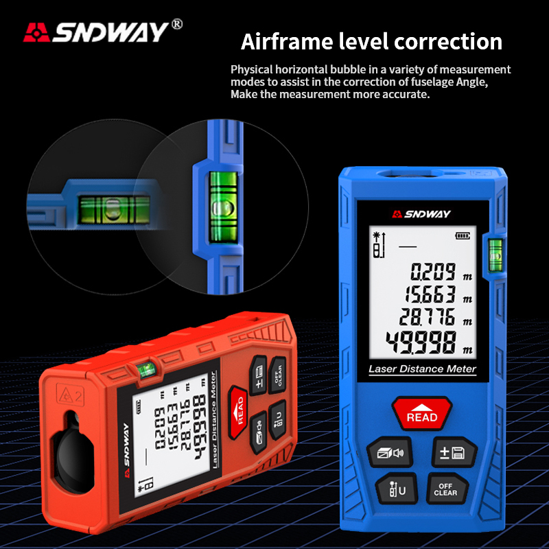 SNDWAY H-DS50 50m Digital Lase - đánh giá và giá Laser Measure Area Volume Calculator