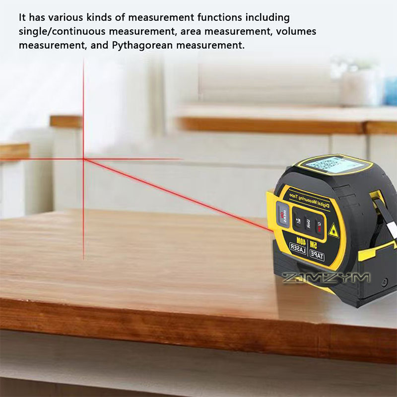 3 in 1 Laser Measuring Tape 40 - đánh giá và giá Digital Tape Measure 5M Laser