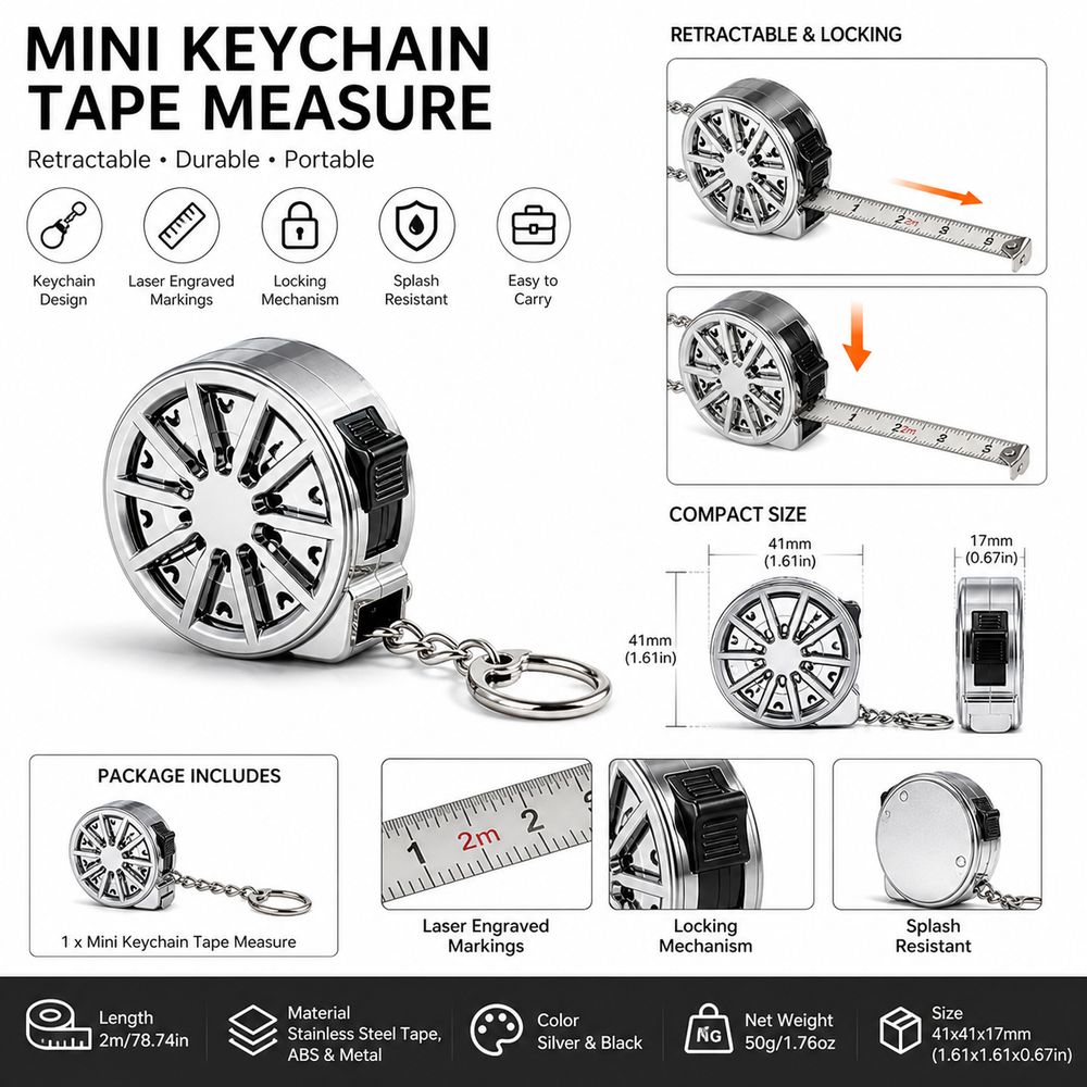2M Keychain Tape Measure Elect - đánh giá và giá Mini Laser Measure Keychain