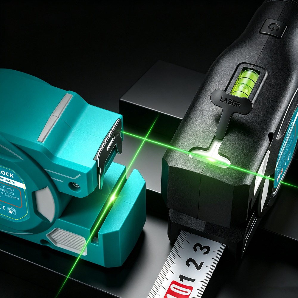 Laser Tape Measure 2-in-1 5mX2 - đánh giá và giá Laser Distance Meter 2 In 1 Tape