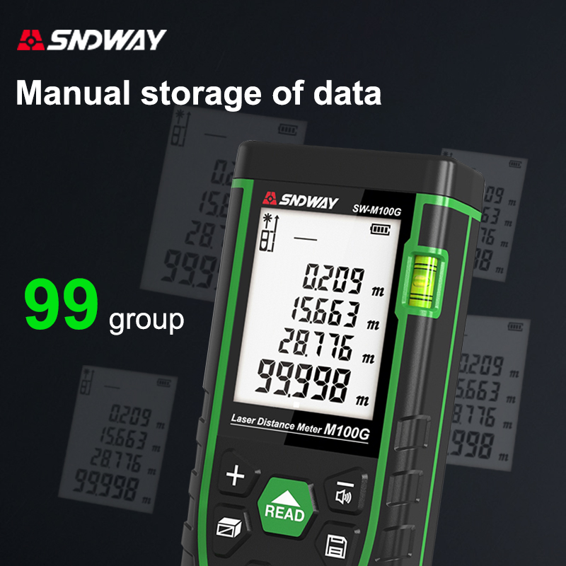 SNDWAY Laser Distance Meter 50 - đánh giá và giá Laser Distance Meter With Bubble Level