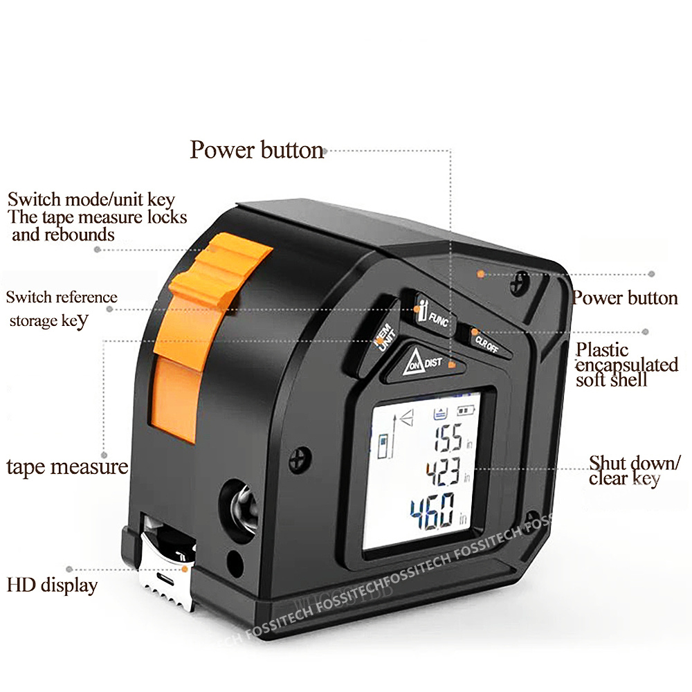 Electronic Digital Laser Range - đánh giá và giá Digital Tape Measure 5M Laser