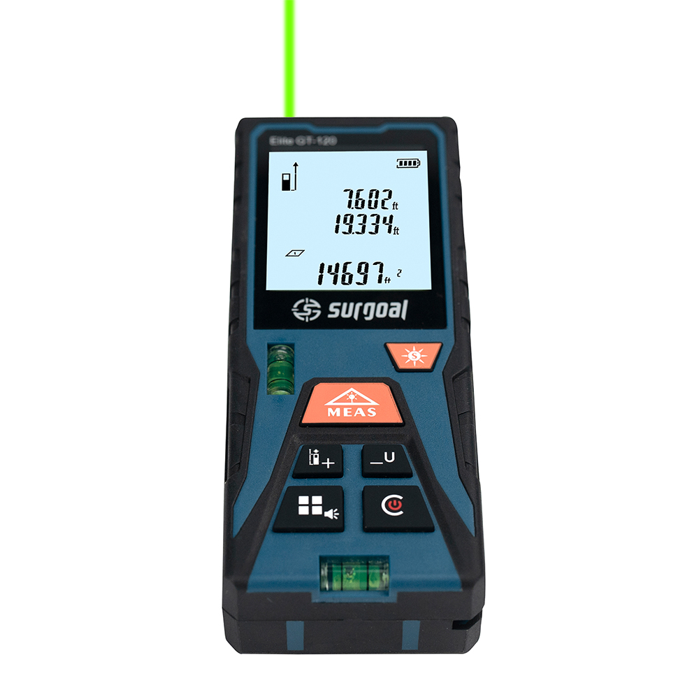 120m Green Laser Distance Mete - đánh giá và giá Laser Distance Meter With Bubble Level