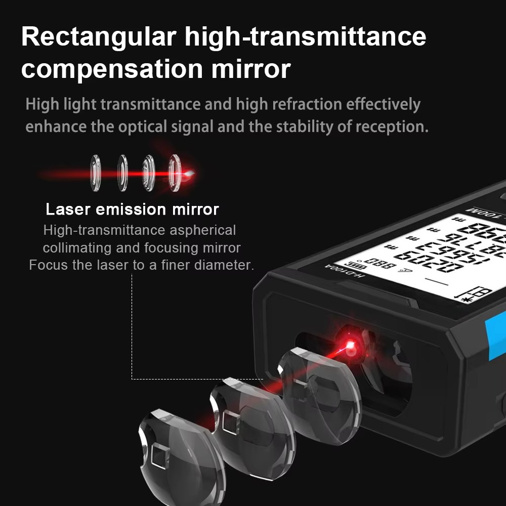 Digital Rangfinder 2 in 1 Lase - đánh giá và giá Laser Distance Meter 2 In 1 Tape