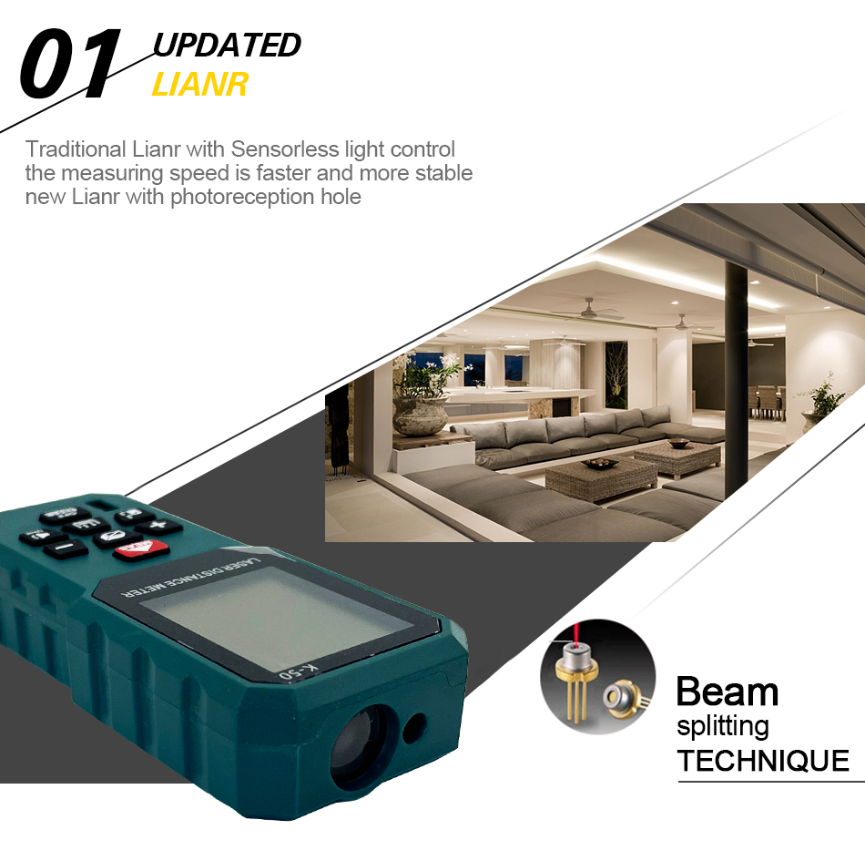 Heipoe high precision Laser di - đánh giá và giá Laser Distance Meter With Bubble Level