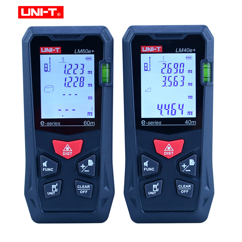 UNI-T LM40e+ LM60e+ Laser Rang - đánh giá và giá Laser Distance Meter With Bubble Level