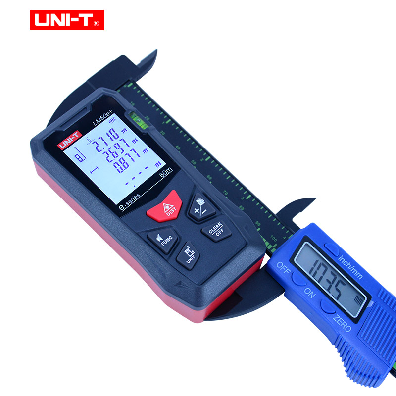 UNI-T LM40e+ LM60e+ Laser Rang - đánh giá và giá Laser Distance Meter With Bubble Level