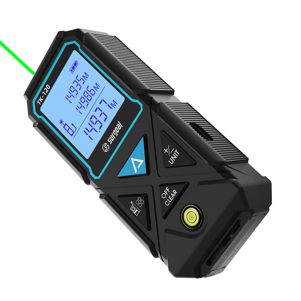 Strong Green Laser 120m Type-C - đánh giá và giá Laser Distance Meter With Bubble Level