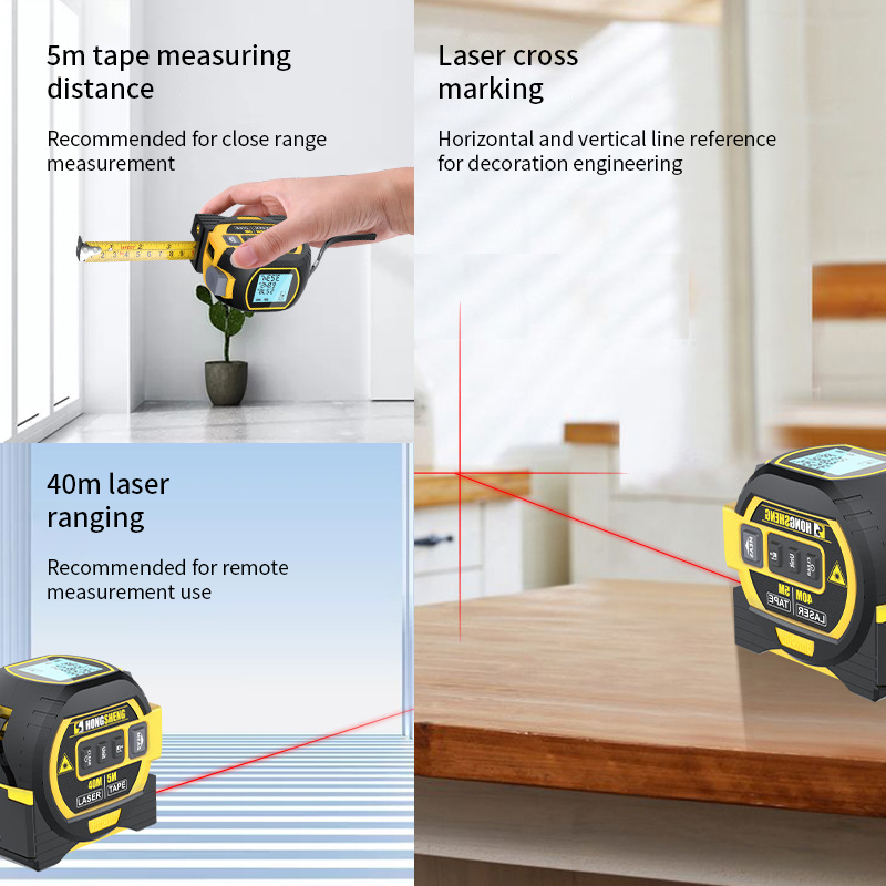 Laser Distance Meter Measuring - đánh giá và giá Digital Tape Measure 5M Laser