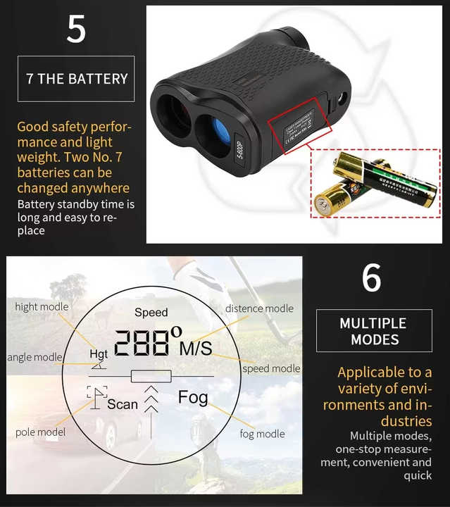 Portable Mini Laser Golf Range - đánh giá và giá Laser Measure Area Volume Calculator