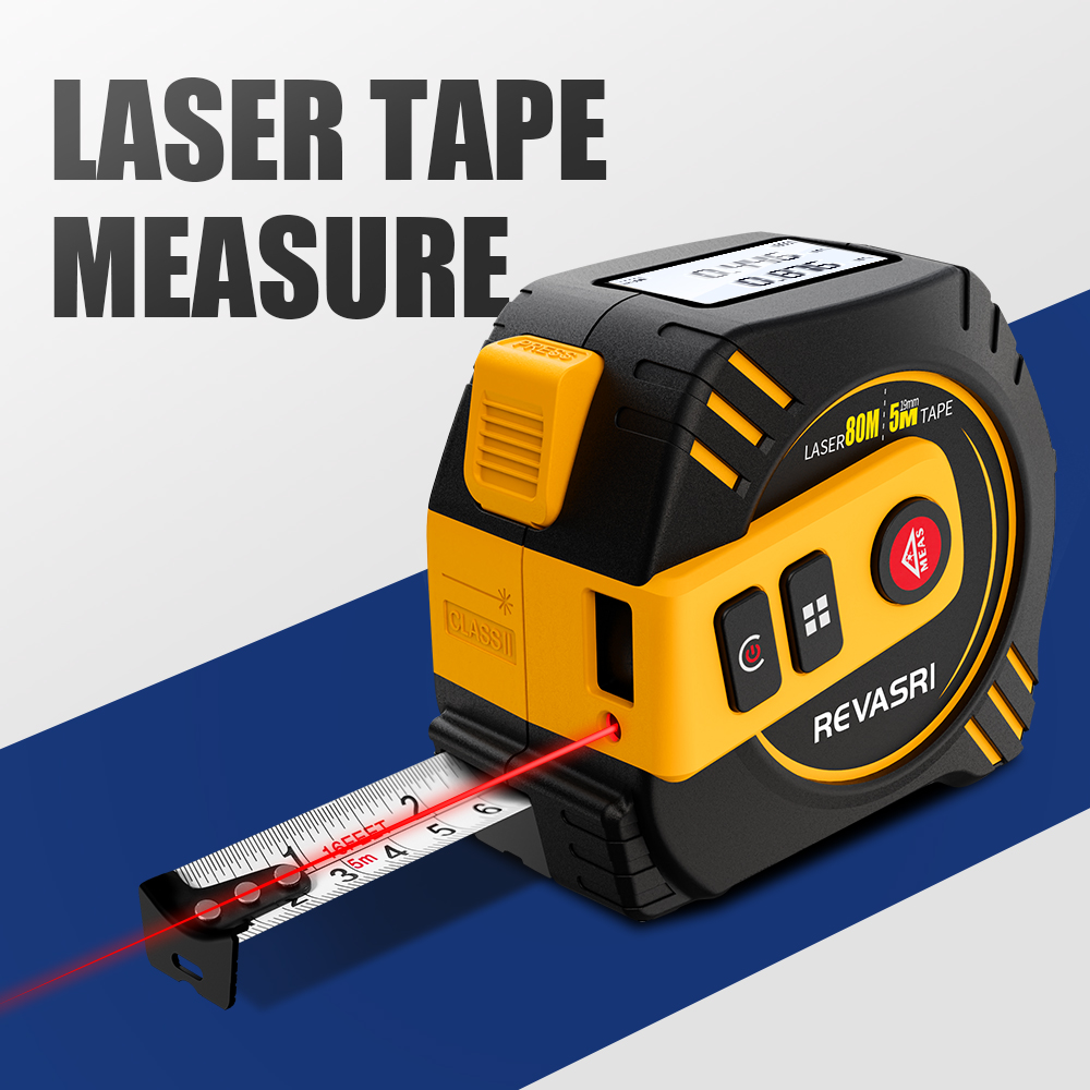 REVASRI Laser Tape Measure 2 I - đánh giá và giá Laser Distance Meter 2 In 1 Tape