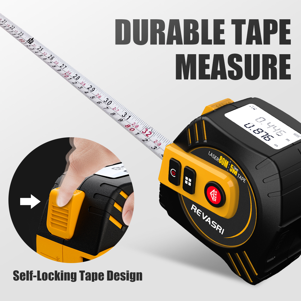 REVASRI Laser Tape Measure 2 I - đánh giá và giá Laser Distance Meter 2 In 1 Tape