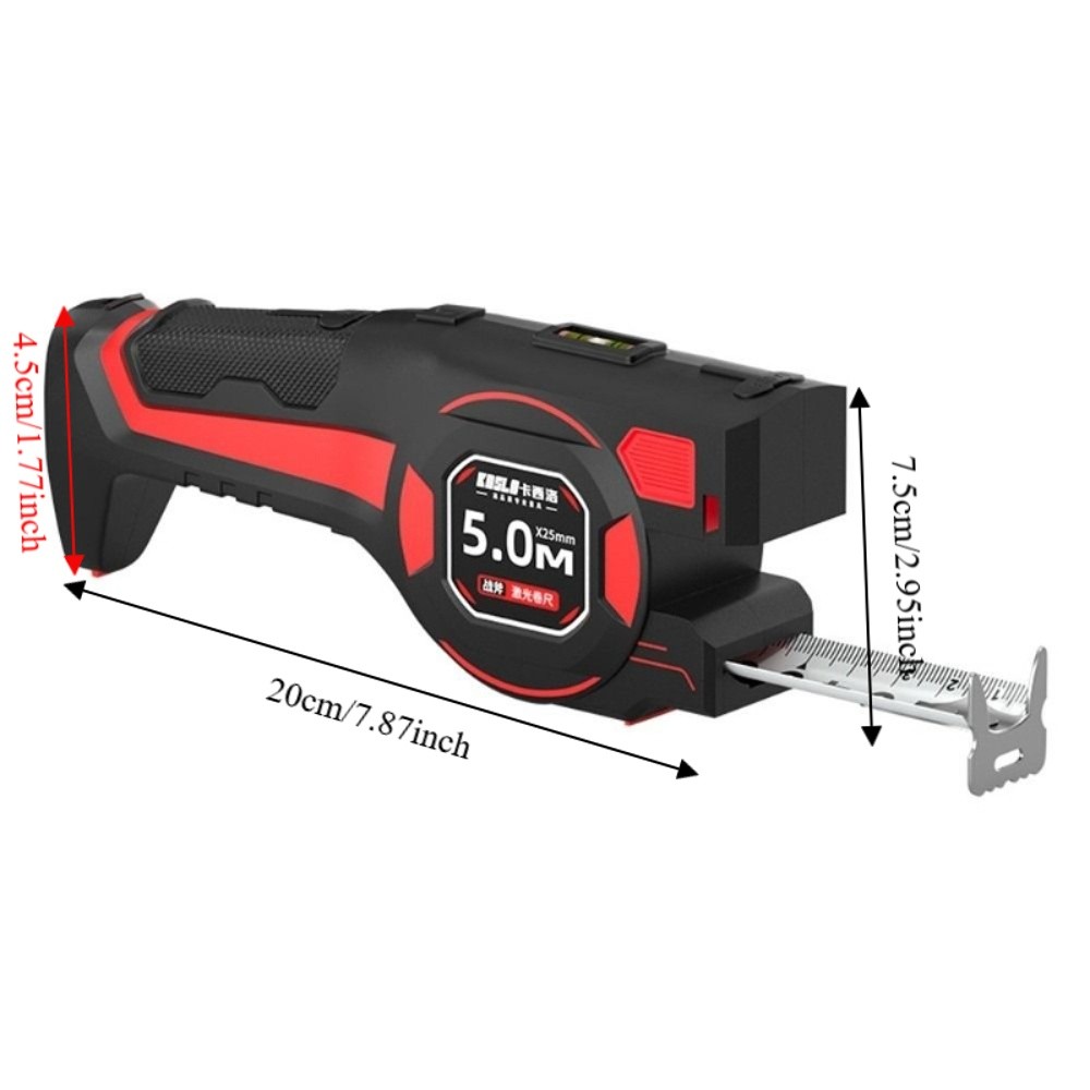 3-in-1 Laser Tape Measure Rech - đánh giá và giá Digital Tape Measure 5M Laser